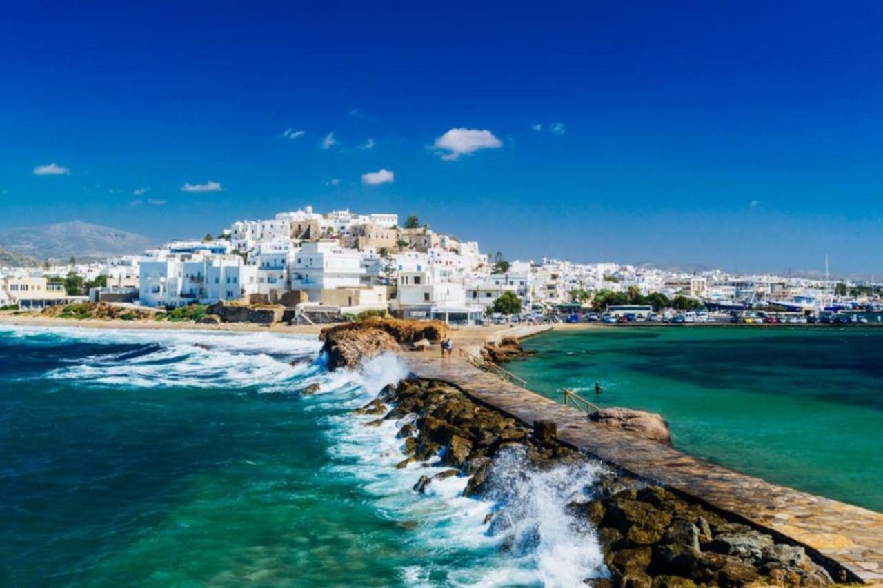 Independent Agapitos Apart , 2Bdrm, Private Patio Naxos City Bagian luar foto